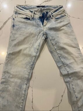 Woman Light Wash Skinny Jeans - SALSA - Light Blue